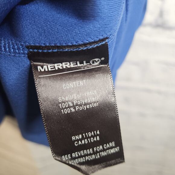 Merrell Opti Wick Blue T Shirt Size XL Short Sleeve - Picture 5 of 5